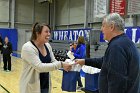 WBBall Final Four tribute  Wheaton College honored the 25th anniversary of the 1994-95 women’s basketball team that went to the NCAA final four during halftime ceremony of Wheaton’s game against Mount Holyoke College Saturday, January 18, 2020. - Photo By: KEITH NORDSTROM : Wheaton, basketball, NCAA, Final Four, 25th anniversary